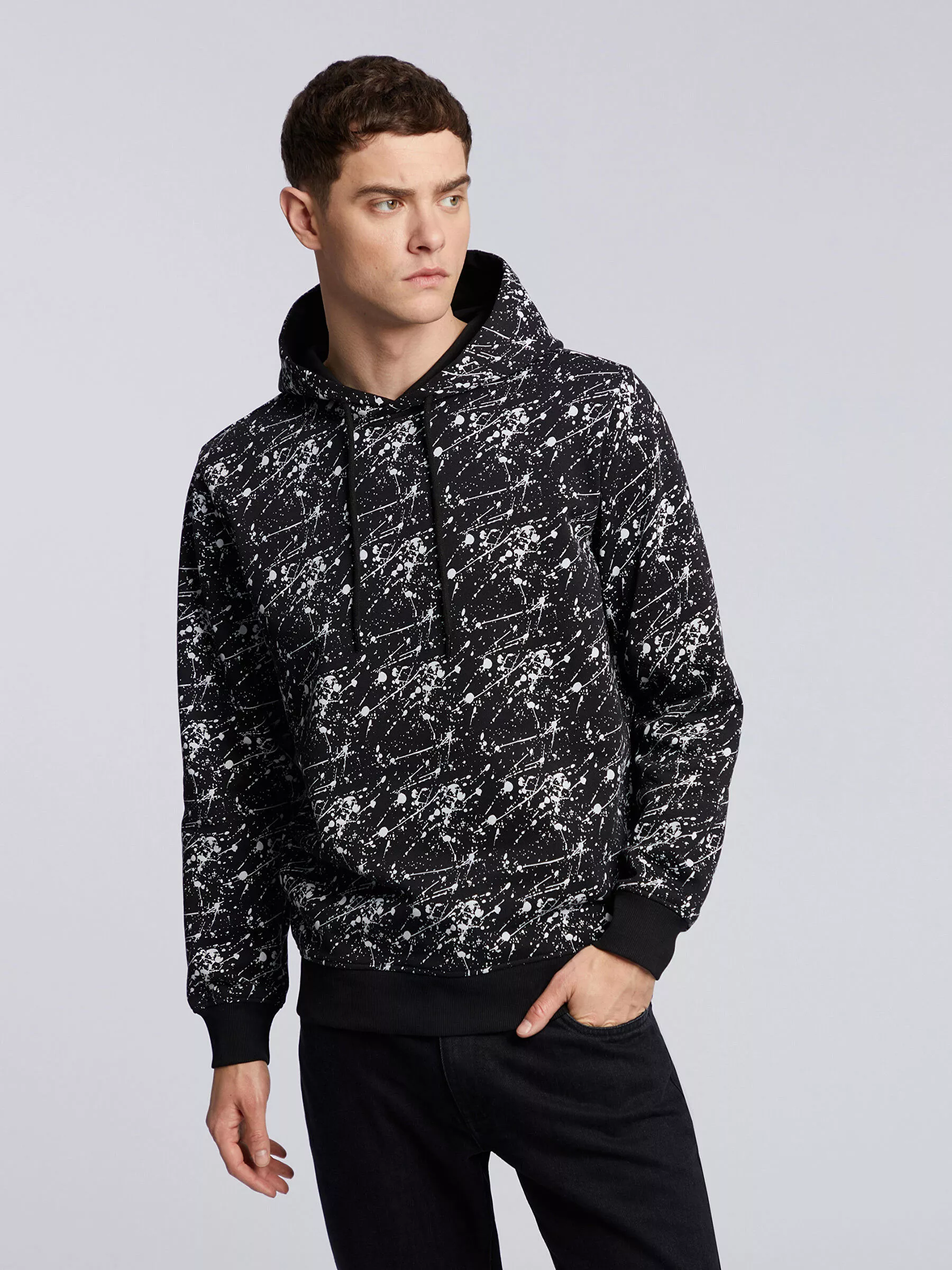 NIKE BLACK TIGER CAMO AW77 HOODIE