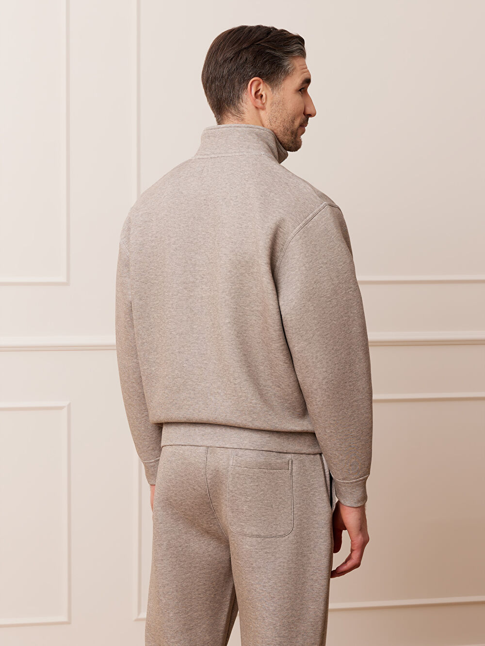 BEŻOWA BLUZA WINASTION - 6