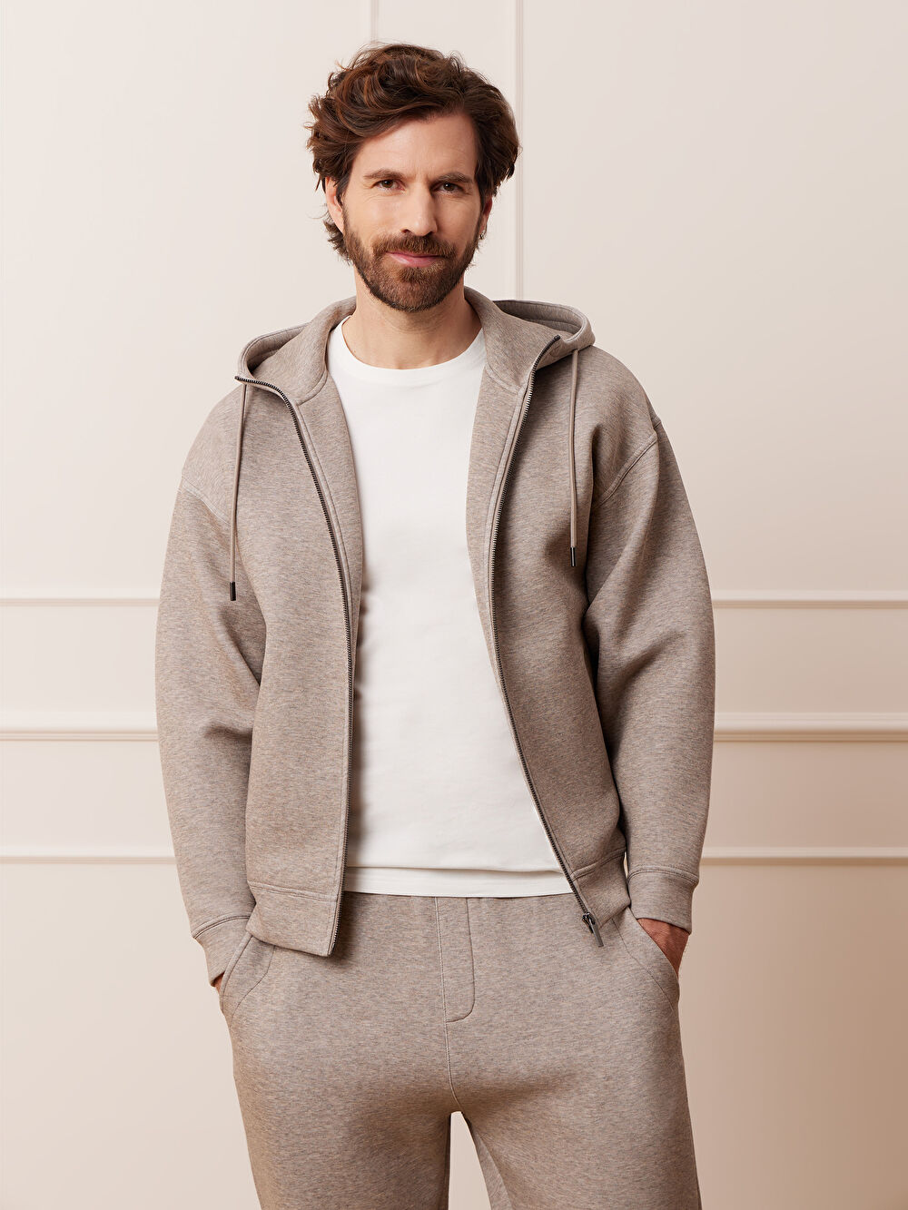 BEŻOWA BLUZA RESOTIOR