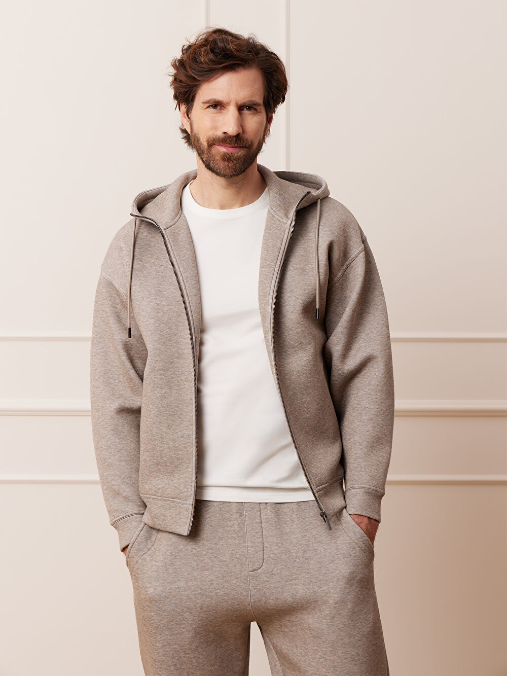 BEŻOWA BLUZA RESOTIOR