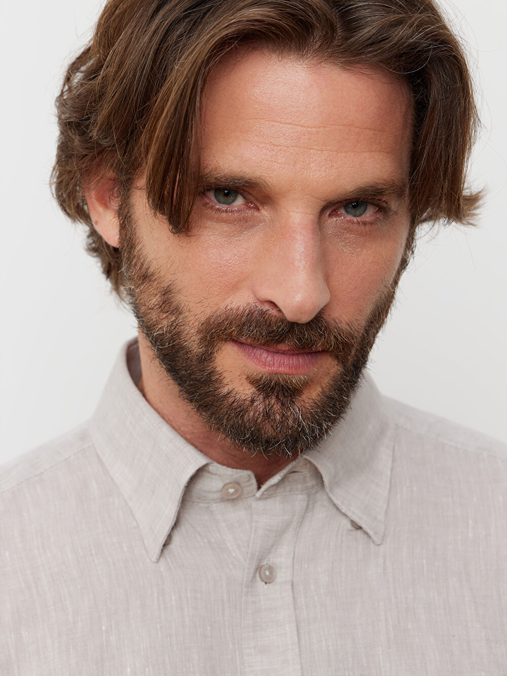 BEŻOWA KOSZULA CAPRI DŁUGI RĘKAW - 6