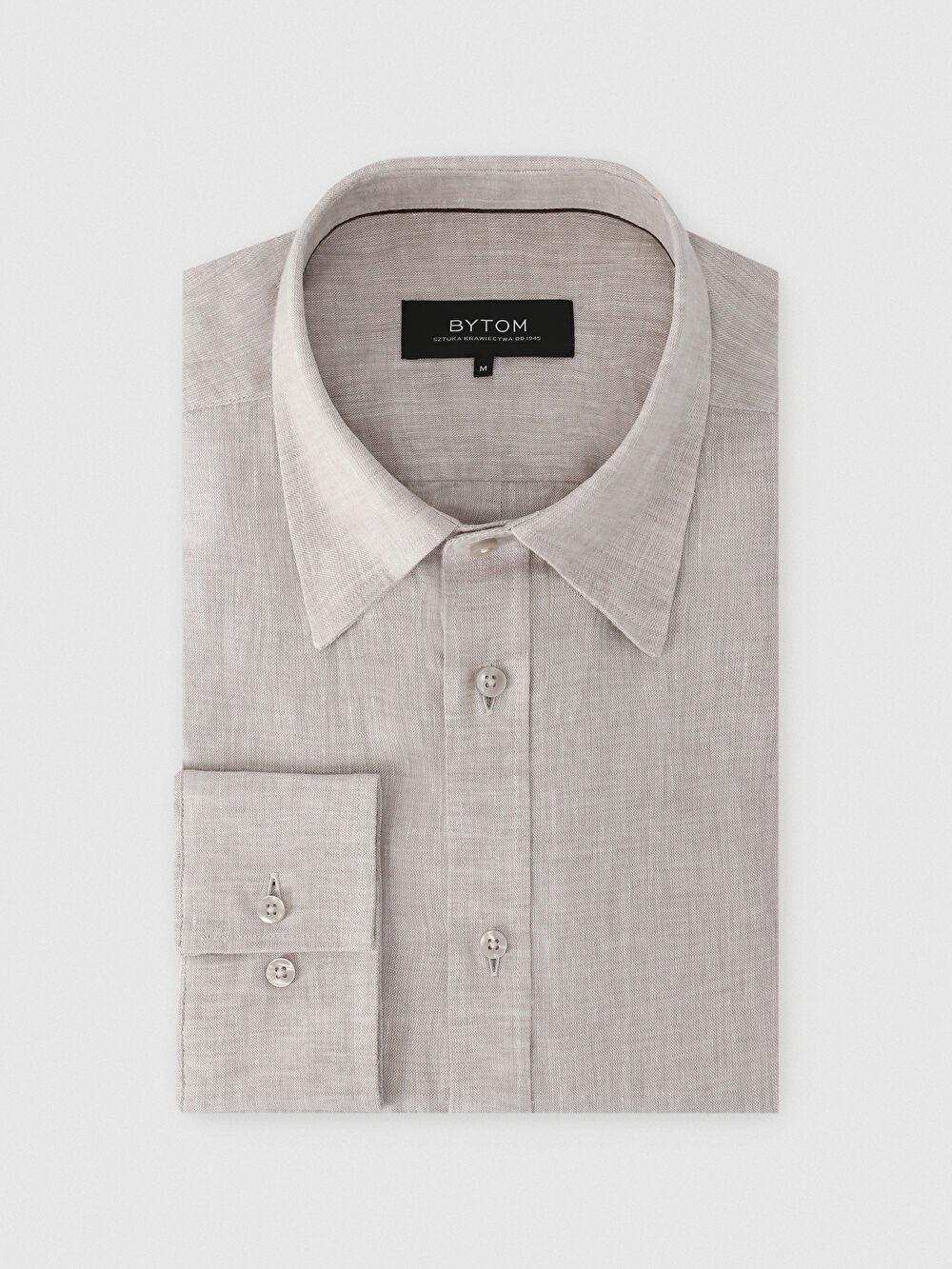 BEŻOWA KOSZULA CAPRI DŁUGI RĘKAW - 2