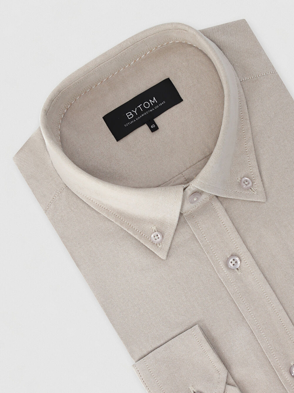 BEŻOWA KOSZULA MALMO DŁUGI RĘKAW - 3