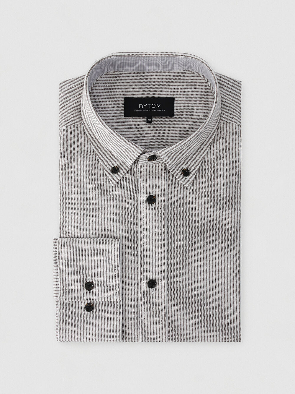 BEŻOWA KOSZULA MALMO DŁUGI RĘKAW - 2