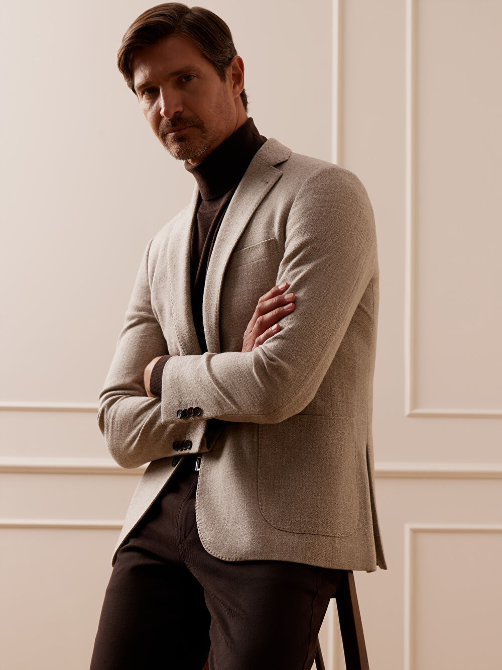 BEŻOWA MARYNARKA TURYN