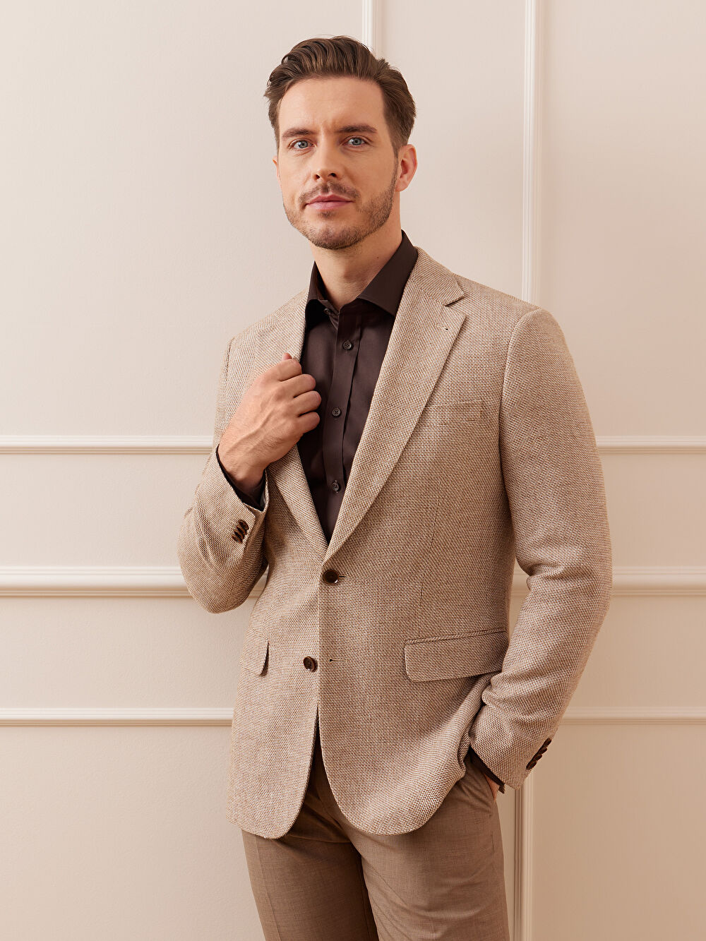 BEŻOWA MARYNARKA TURYN