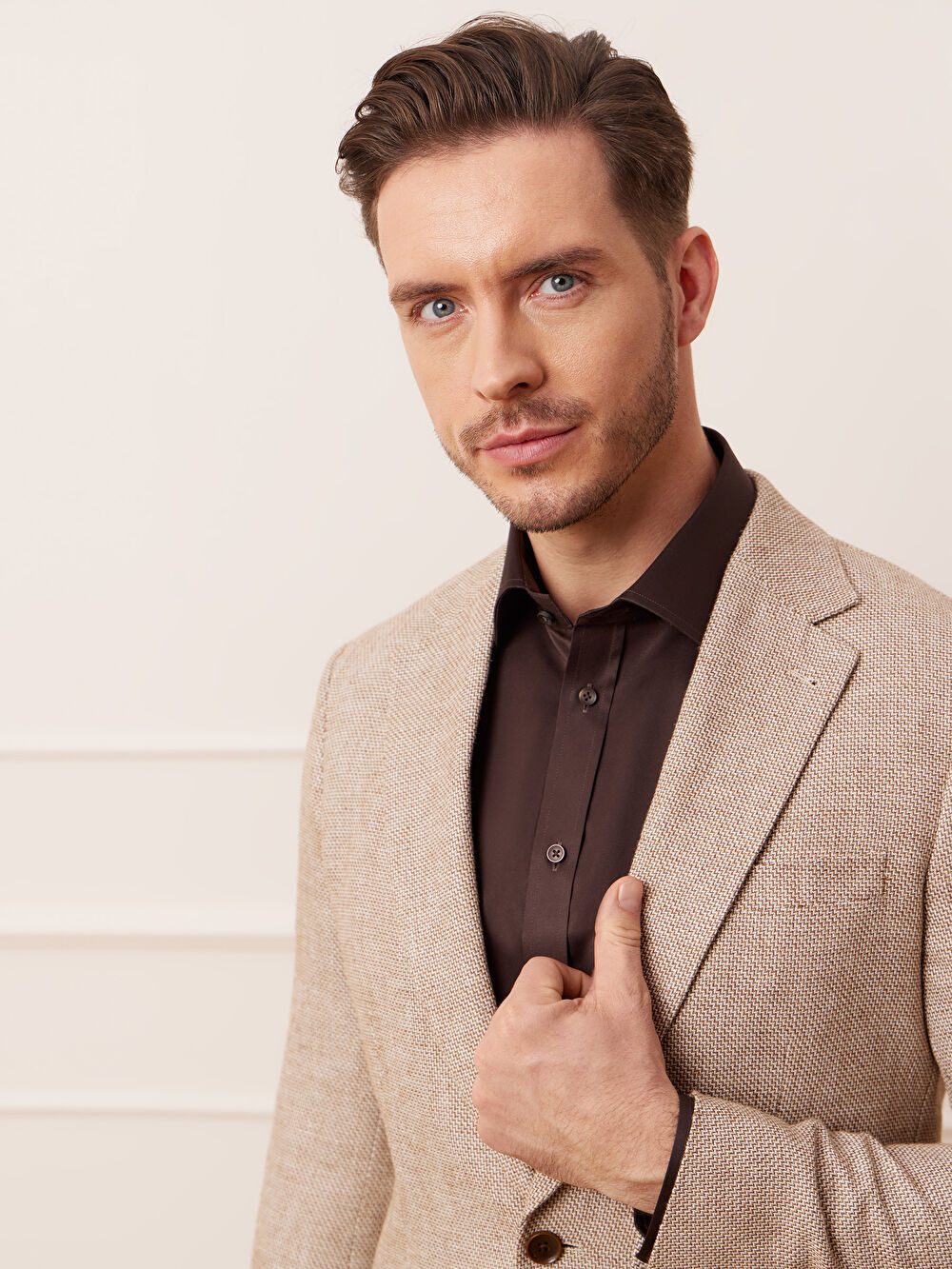 BEŻOWA MARYNARKA TURYN - 5