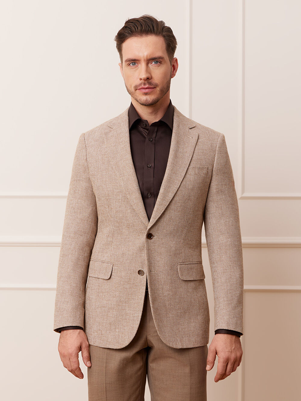 BEŻOWA MARYNARKA TURYN - 4