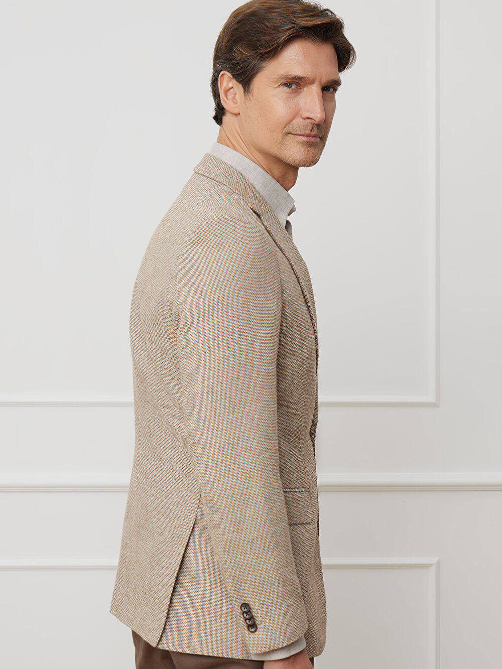 BEŻOWA MARYNARKA TURYN - 3