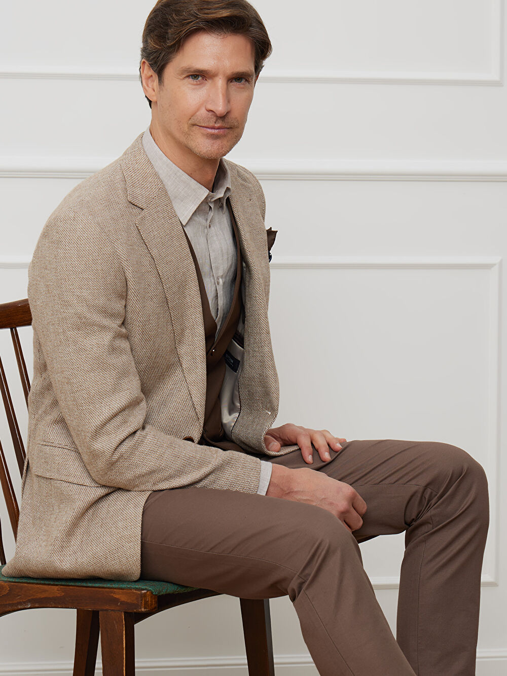 BEŻOWA MARYNARKA TURYN - 6