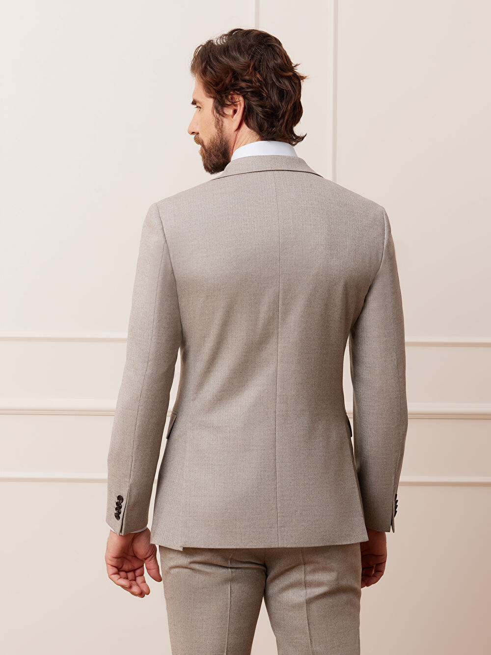 BEŻOWA MARYNARKA TURYN DO GARNITURU - MIKSUJ I ŁĄCZ - 4