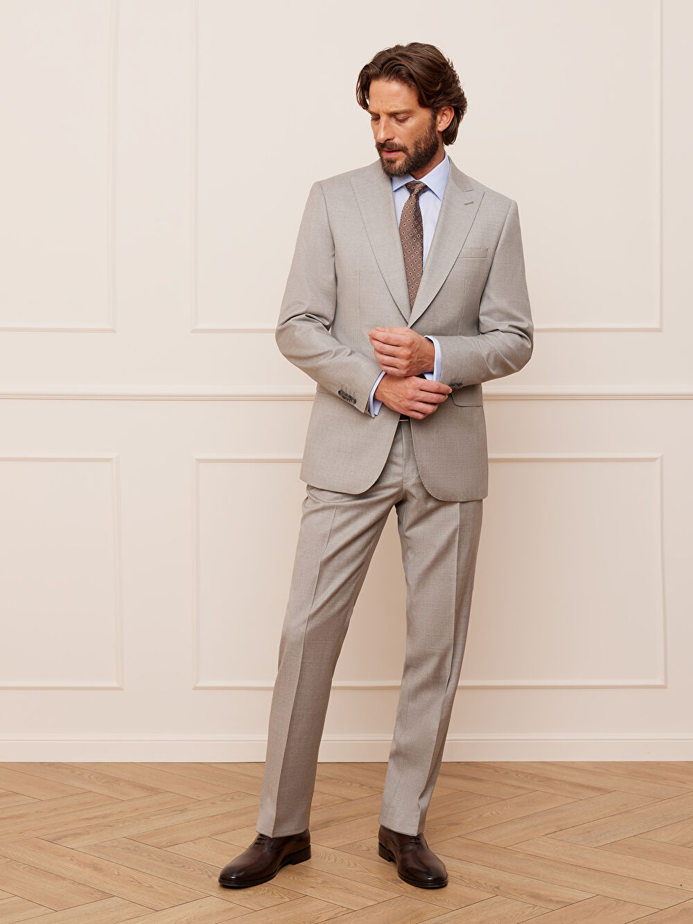 BEŻOWA MARYNARKA GENUA DO GARNITURU - MIKSUJ I ŁĄCZ