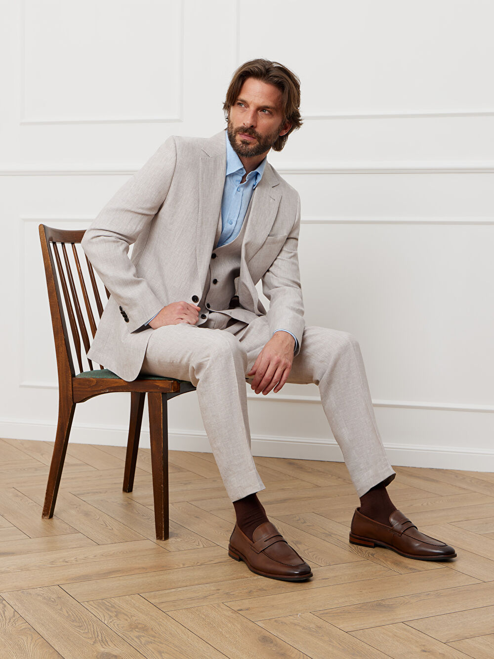 BEŻOWA MARYNARKA TURYN DO GARNITURU - MIKSUJ I ŁĄCZ - 6