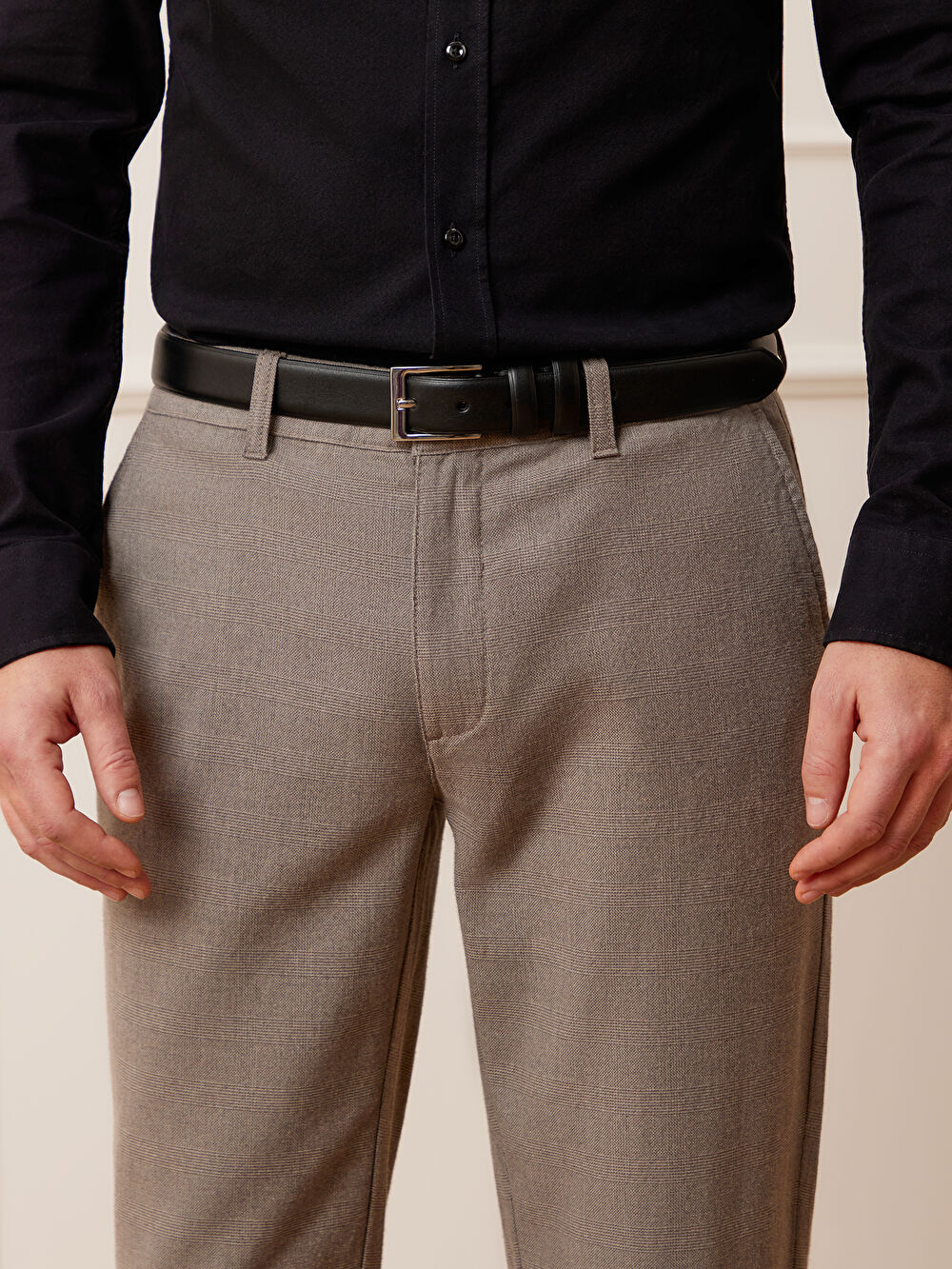 BEŻOWE SPODNIE ASAKA - 6