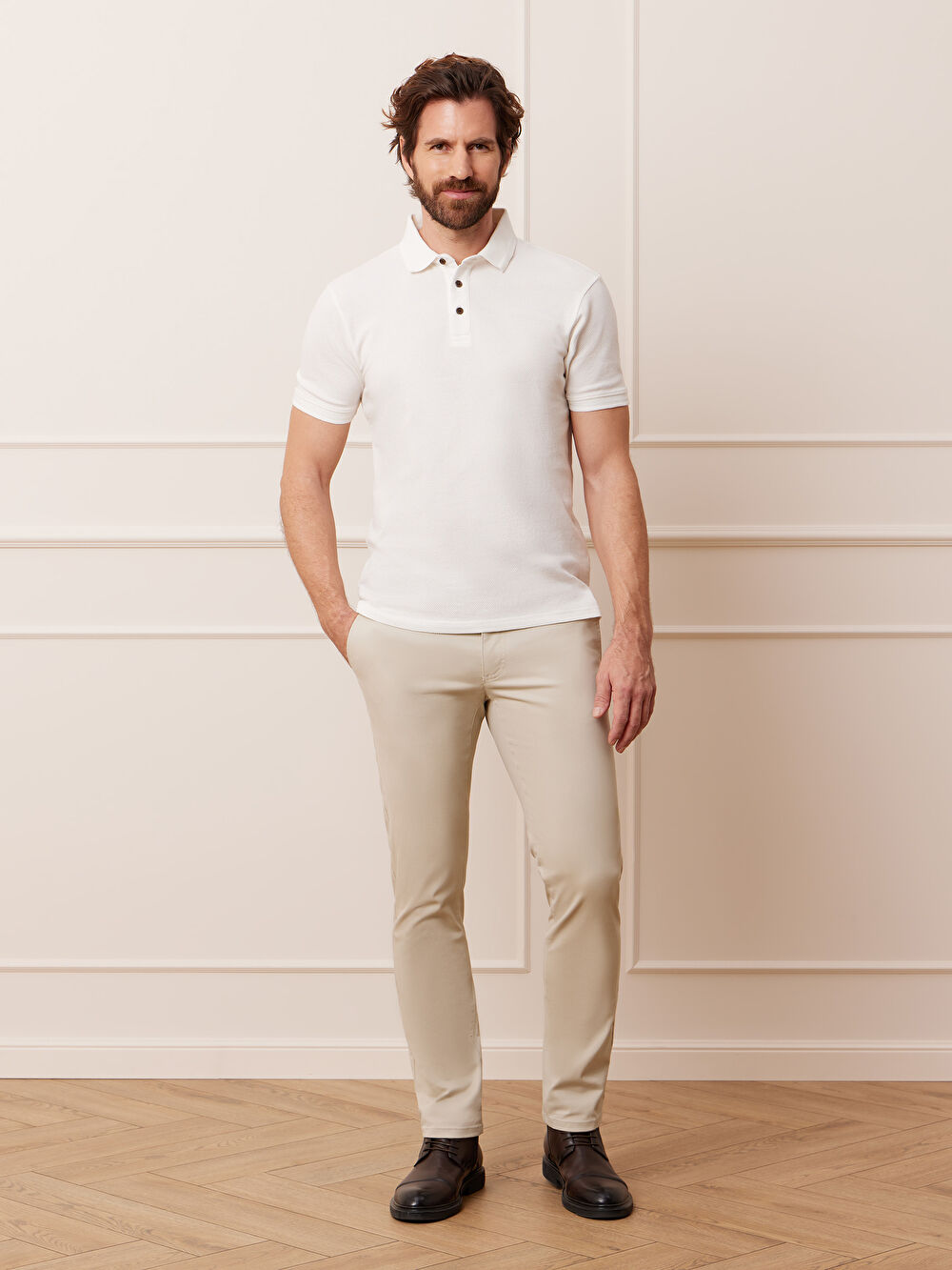 BEŻOWE SPODNIE STORSAND