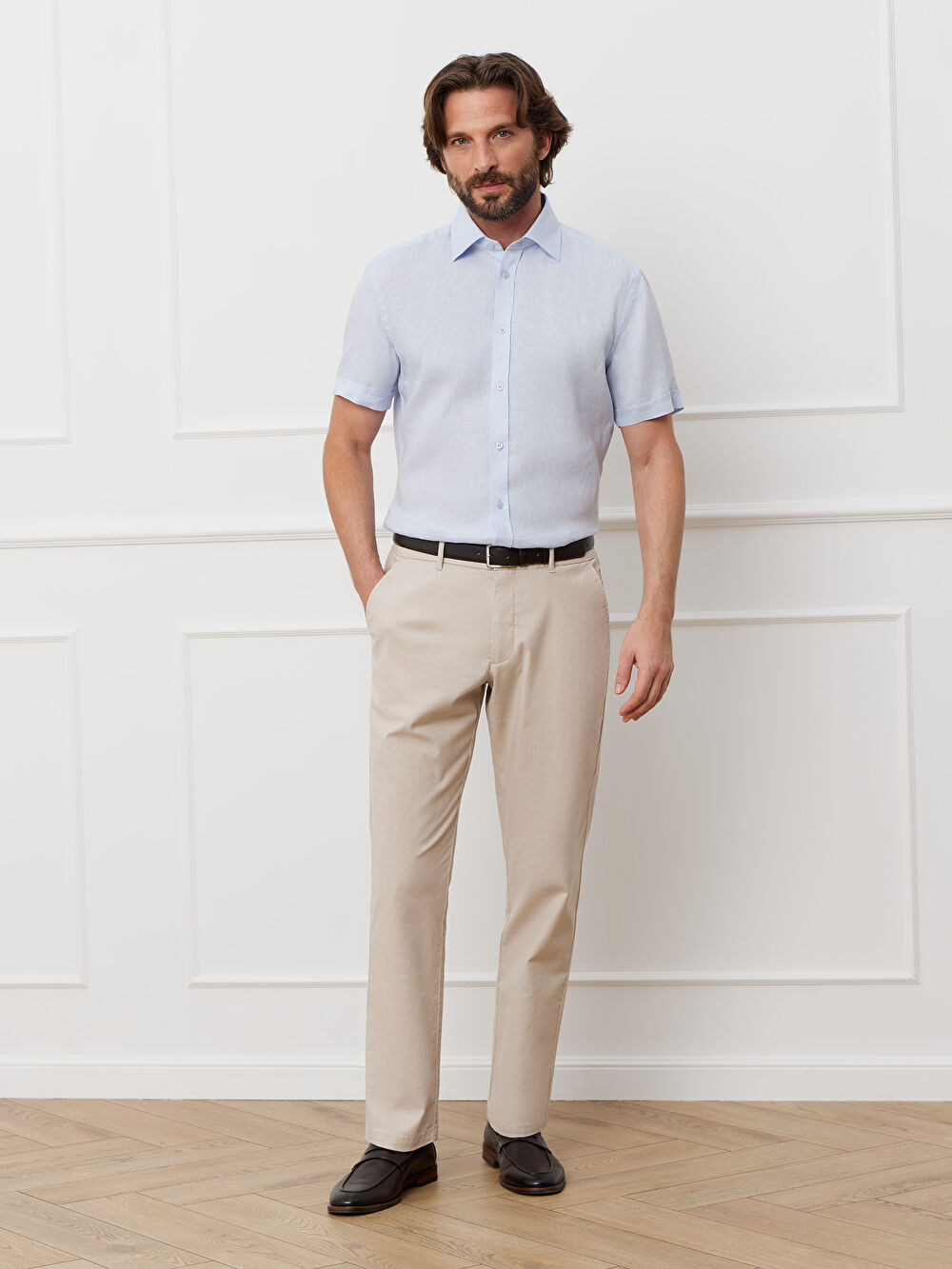 BEŻOWE POLO LESWALT - 4