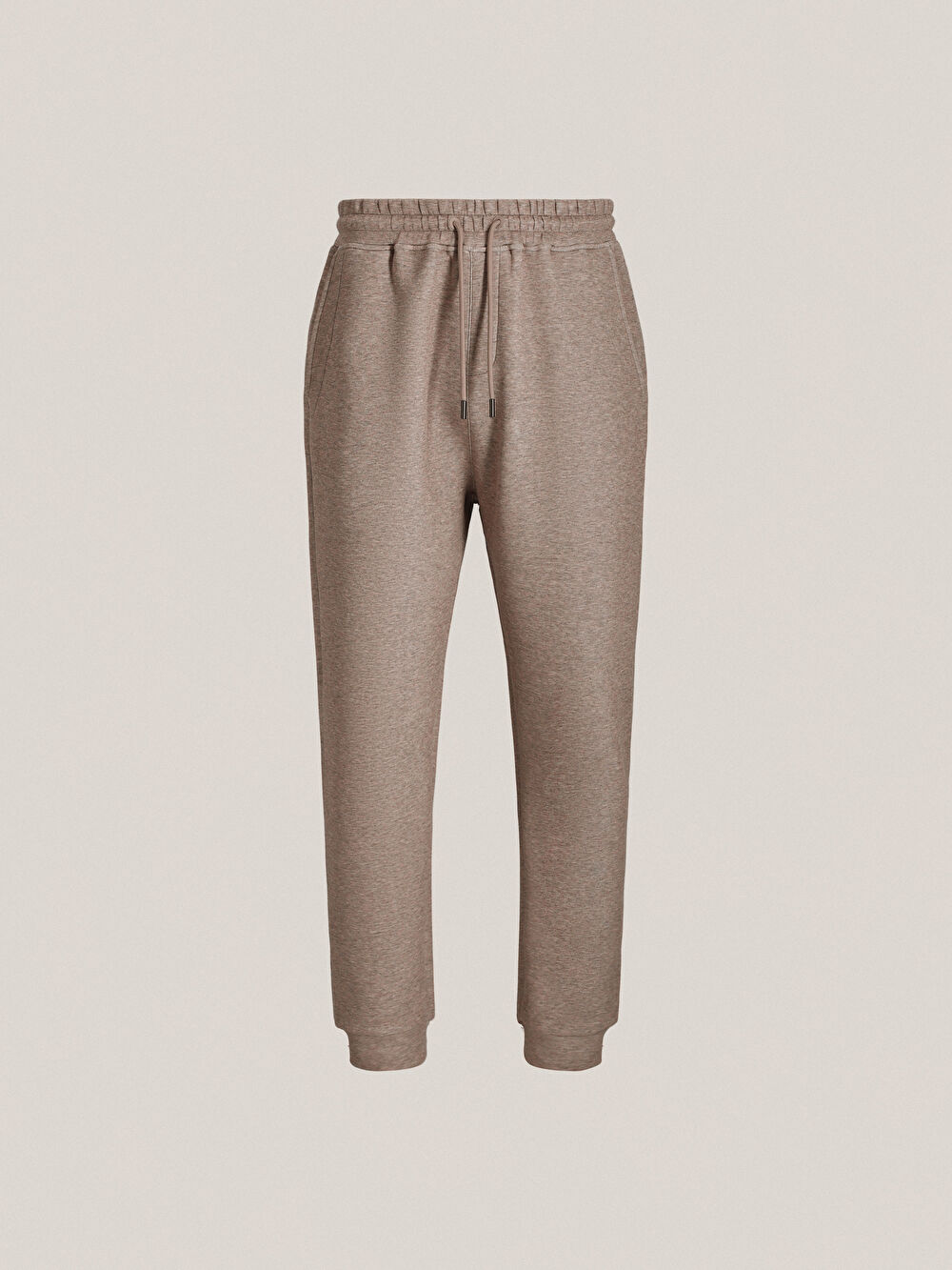 BEŻOWE SPODNIE DRESOWE SAMONETON - 2