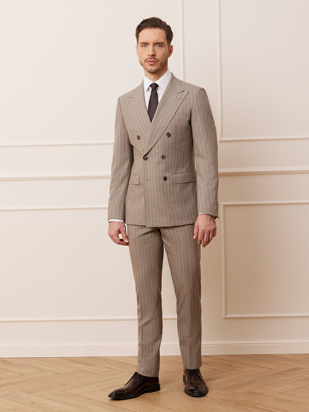 BEŻOWE SPODNIE DO GARNITURU - MIKSUJ I ŁĄCZ