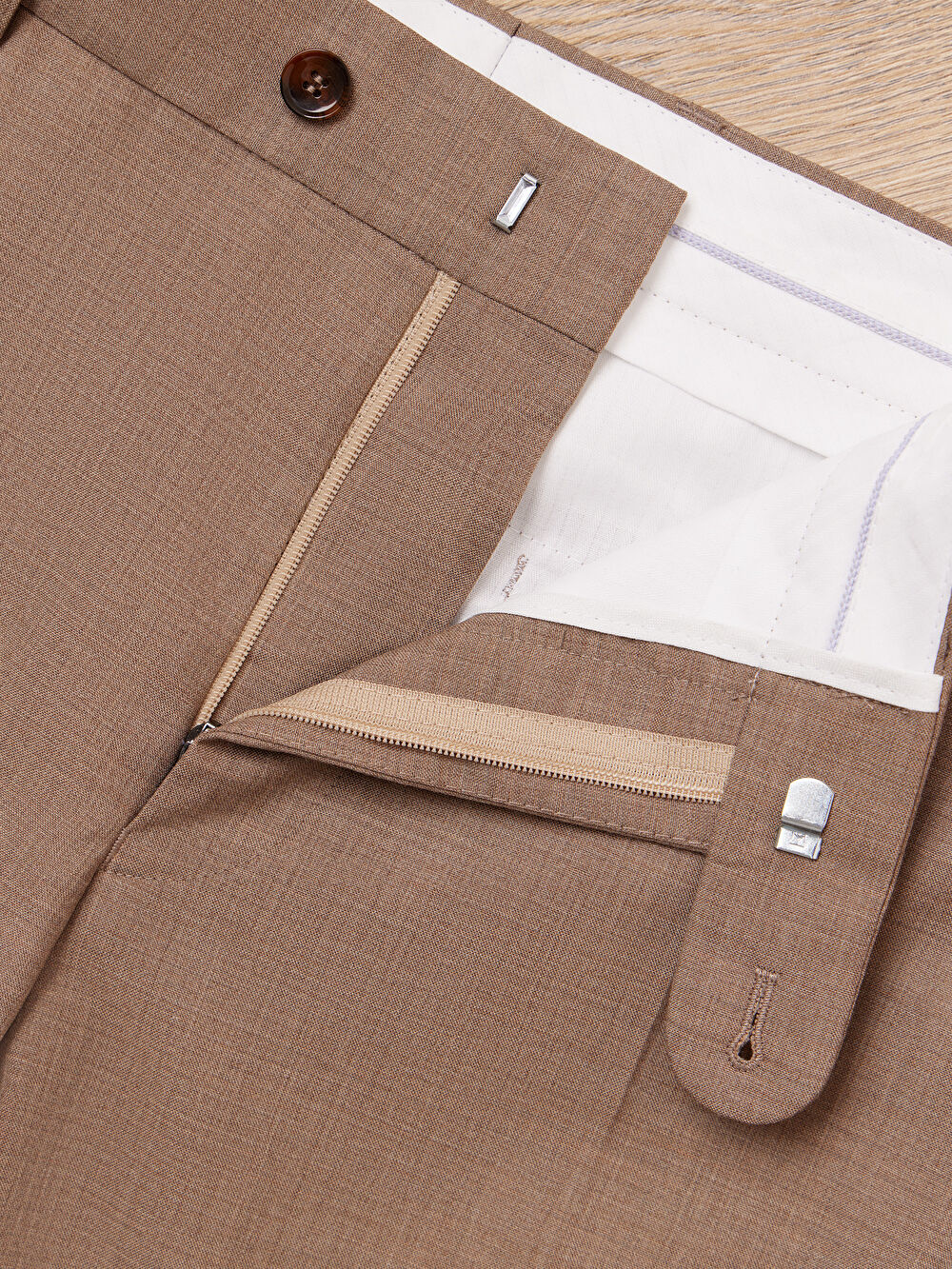 BEŻOWE SPODNIE DO GARNITURU - MIKSUJ I ŁĄCZ - 4