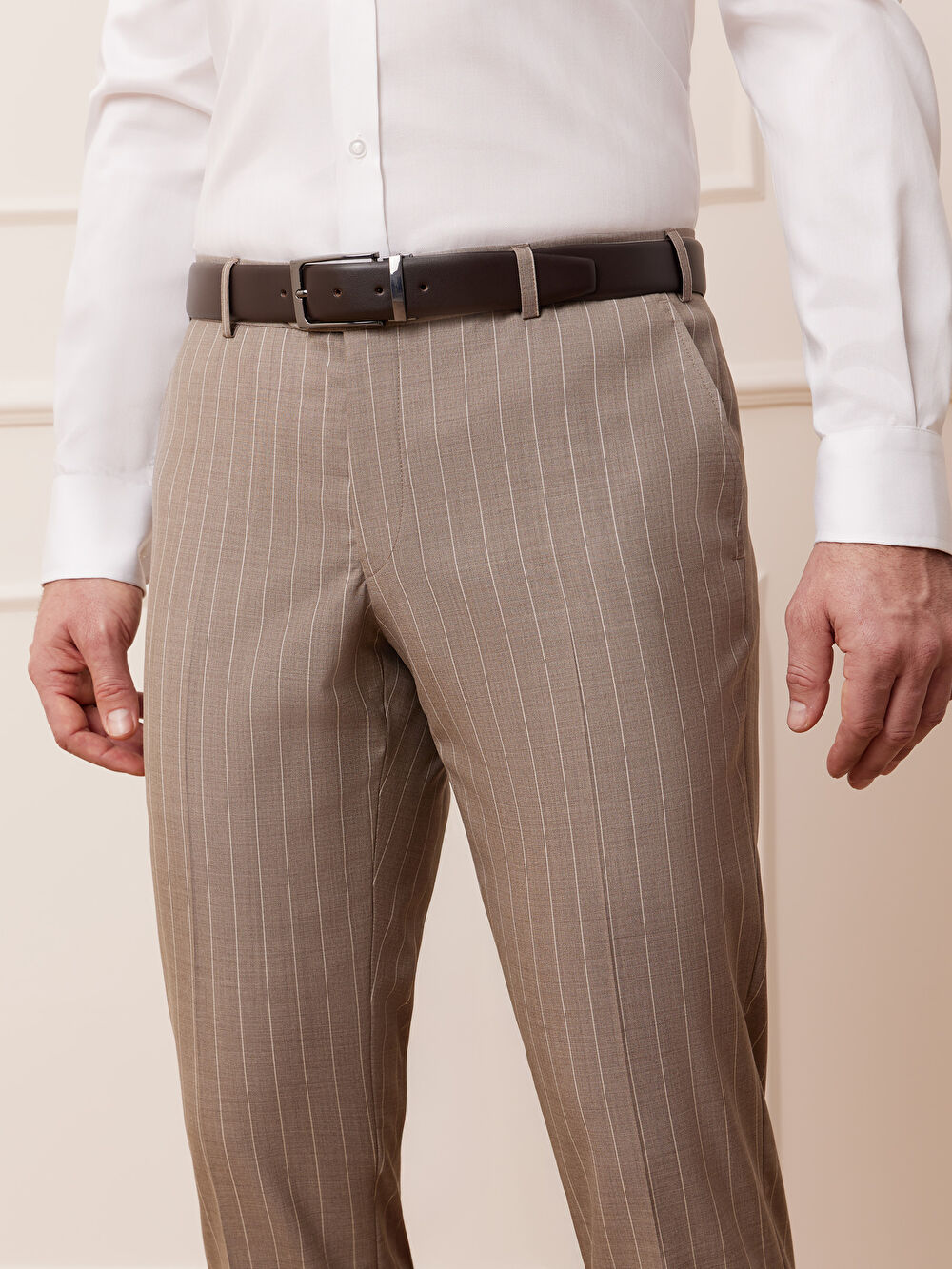 BEŻOWE SPODNIE DO GARNITURU - MIKSUJ I ŁĄCZ - 6