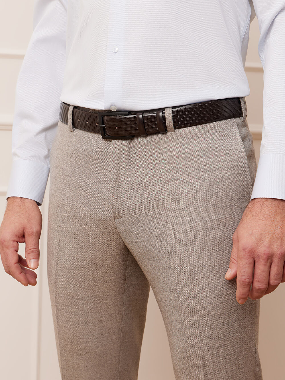 BEŻOWE SPODNIE DO GARNITURU - MIKSUJ I ŁĄCZ - 3