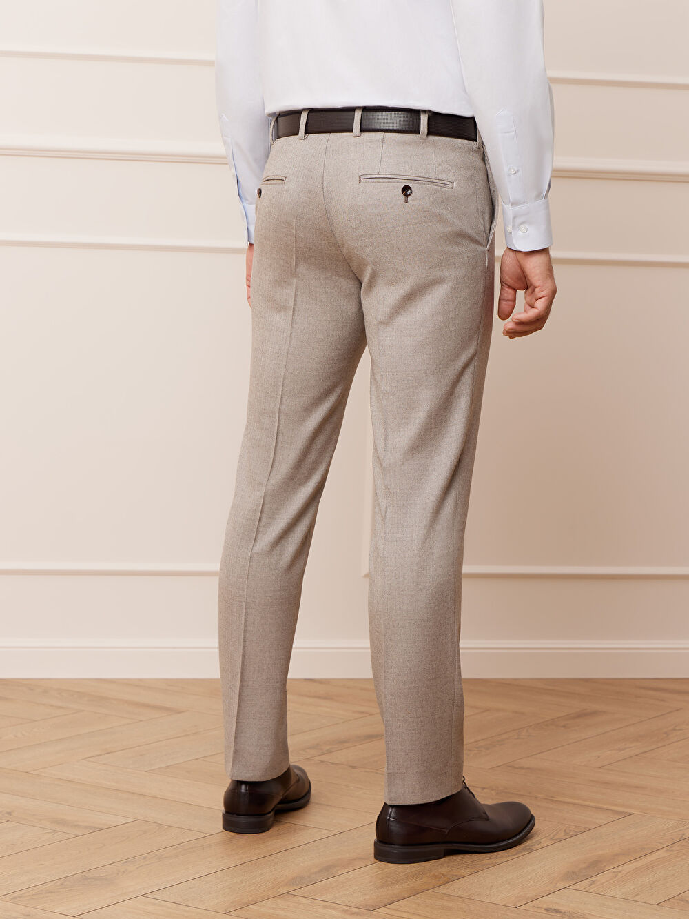 BEŻOWE SPODNIE DO GARNITURU - MIKSUJ I ŁĄCZ - 4