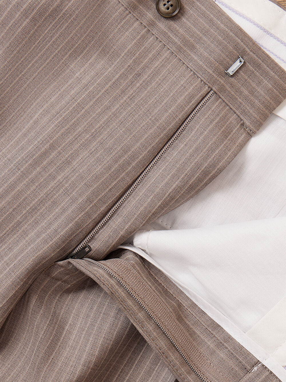 BEŻOWE SPODNIE DO GARNITURU - MIKSUJ I ŁĄCZ - 7