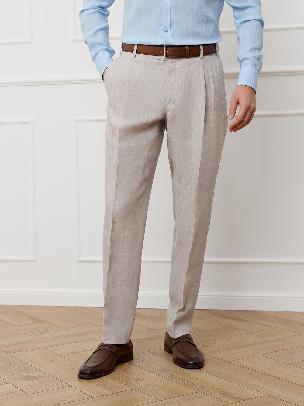 BEŻOWE SPODNIE DO GARNITURU - MIKSUJ I ŁĄCZ