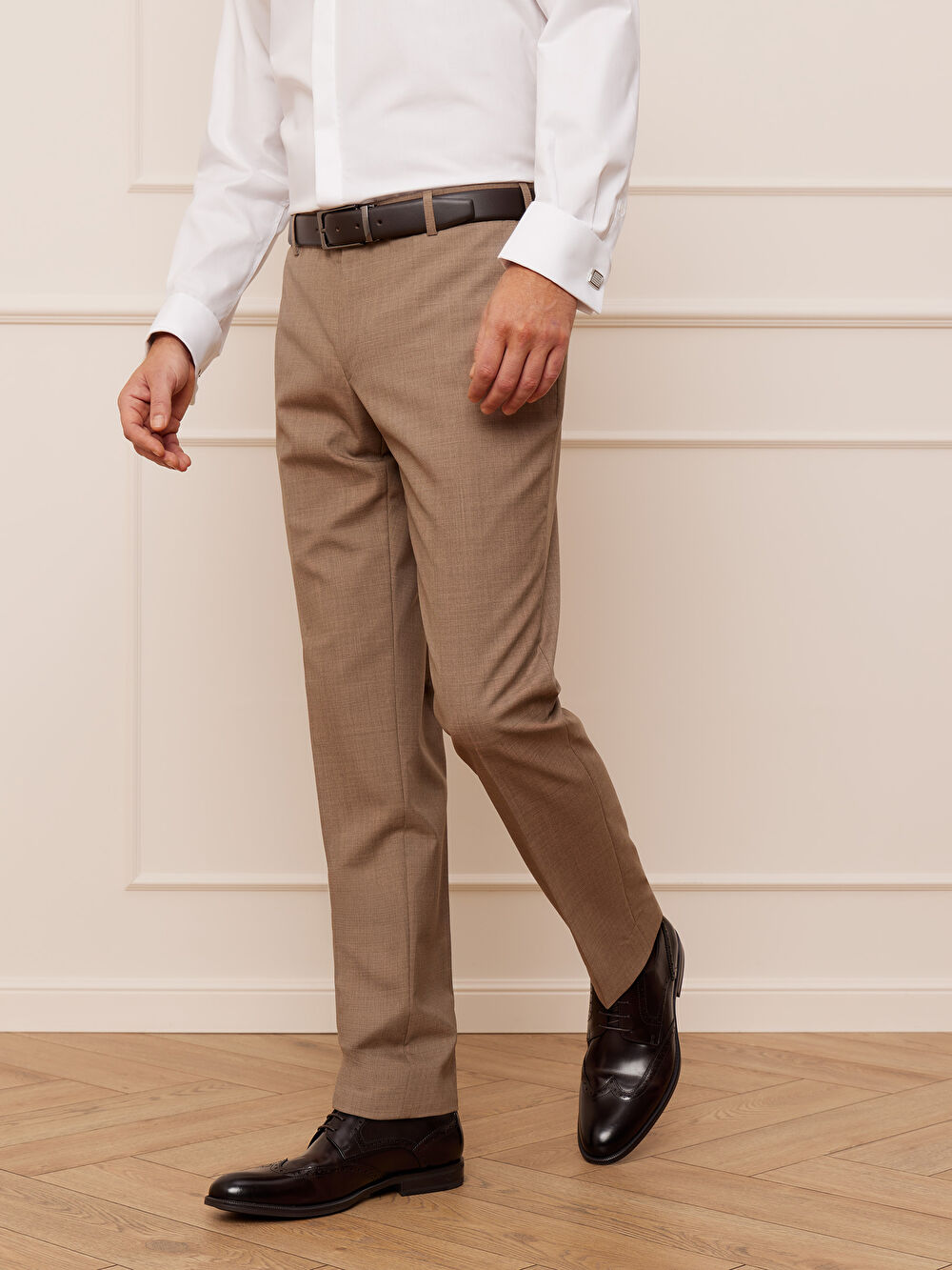 BEŻOWE SPODNIE DO GARNITURU - MIKSUJ I ŁĄCZ