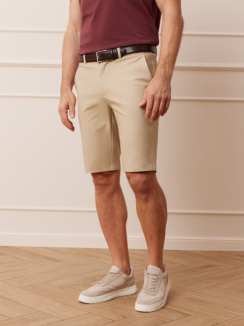 BEŻOWE SZORTY KADIS - 3