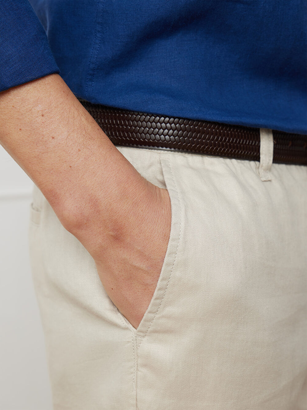 BEŻOWE SZORTY CROYDON - 4