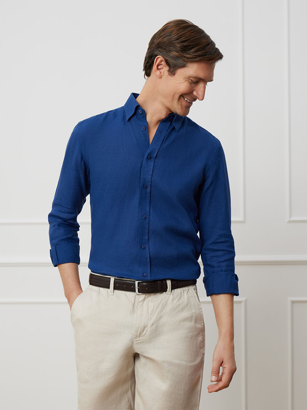 BEŻOWE SZORTY CROYDON - 6