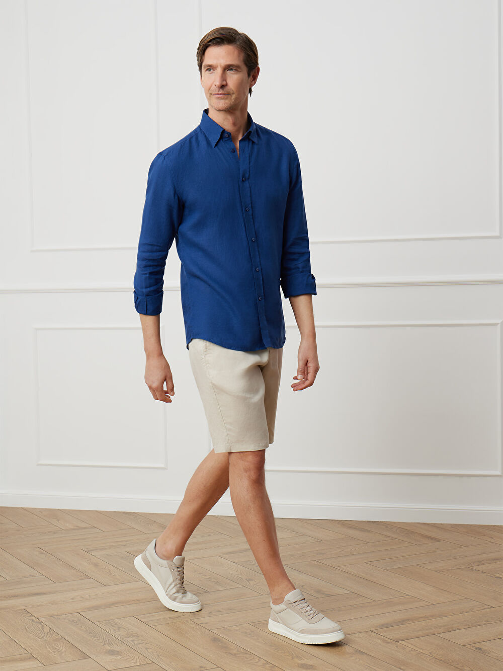 BEŻOWE SZORTY CROYDON - 5