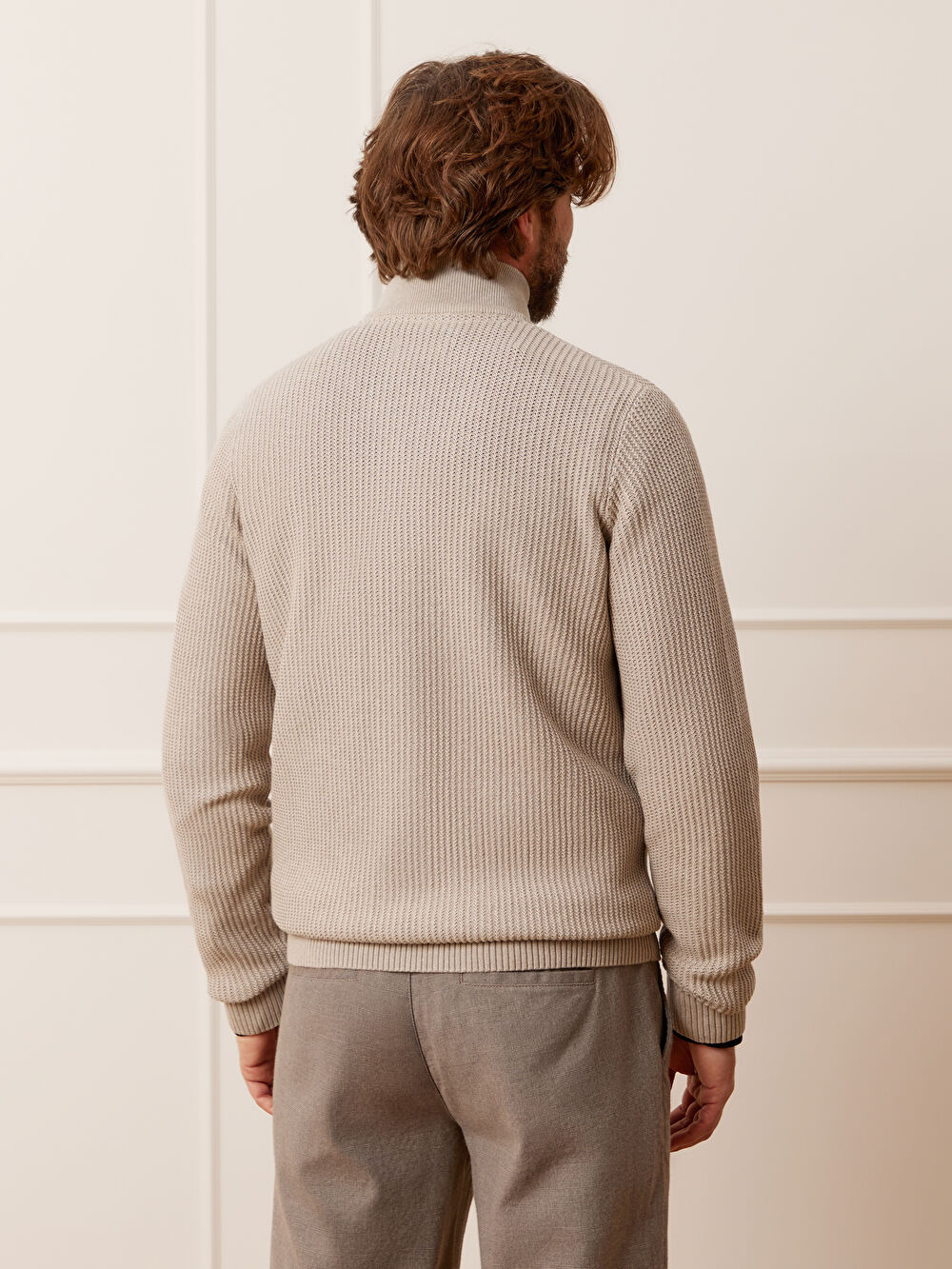 BEŻOWY KARDIGAN HAMRE - 5