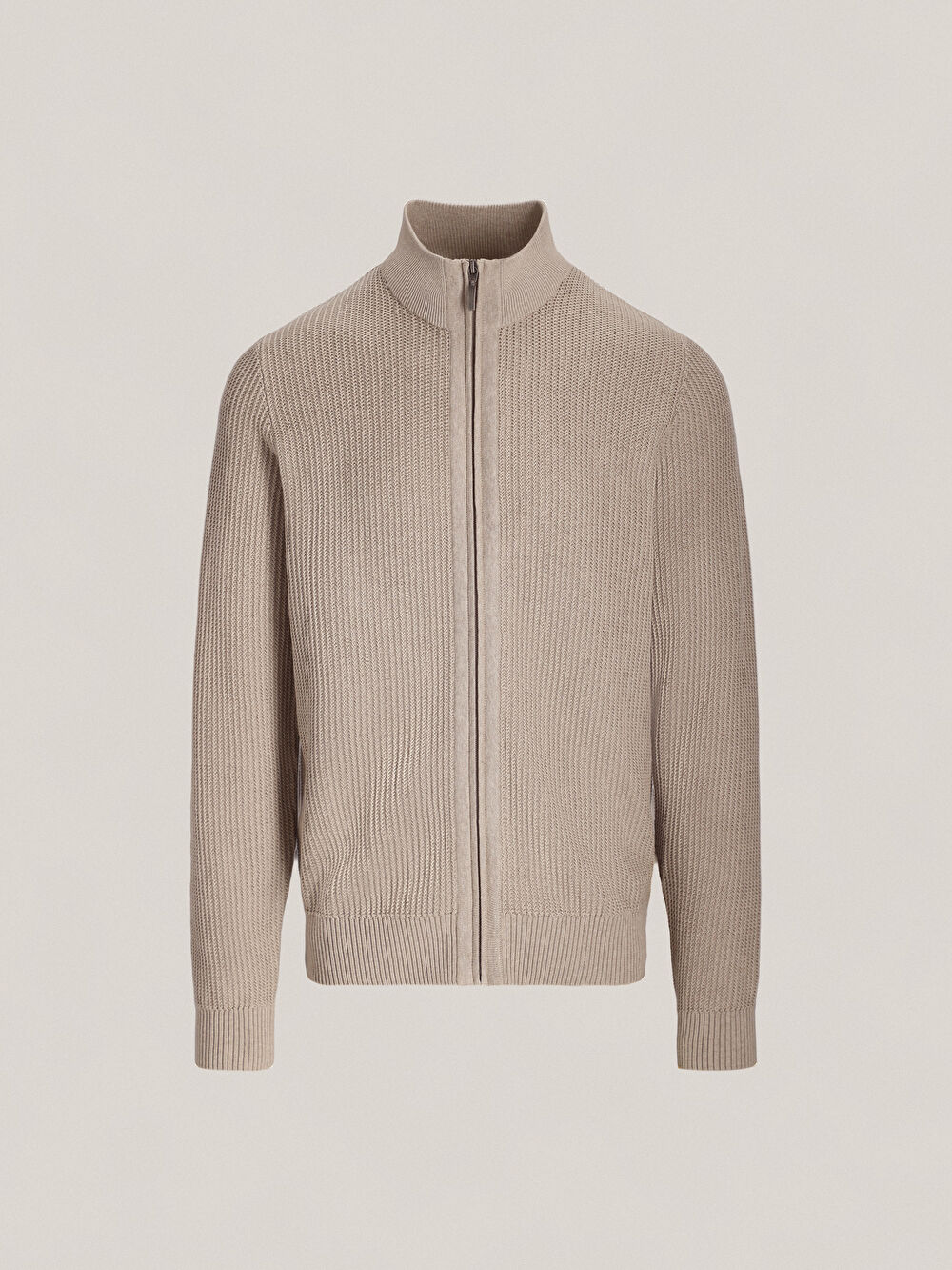 BEŻOWY KARDIGAN HAMRE - 2