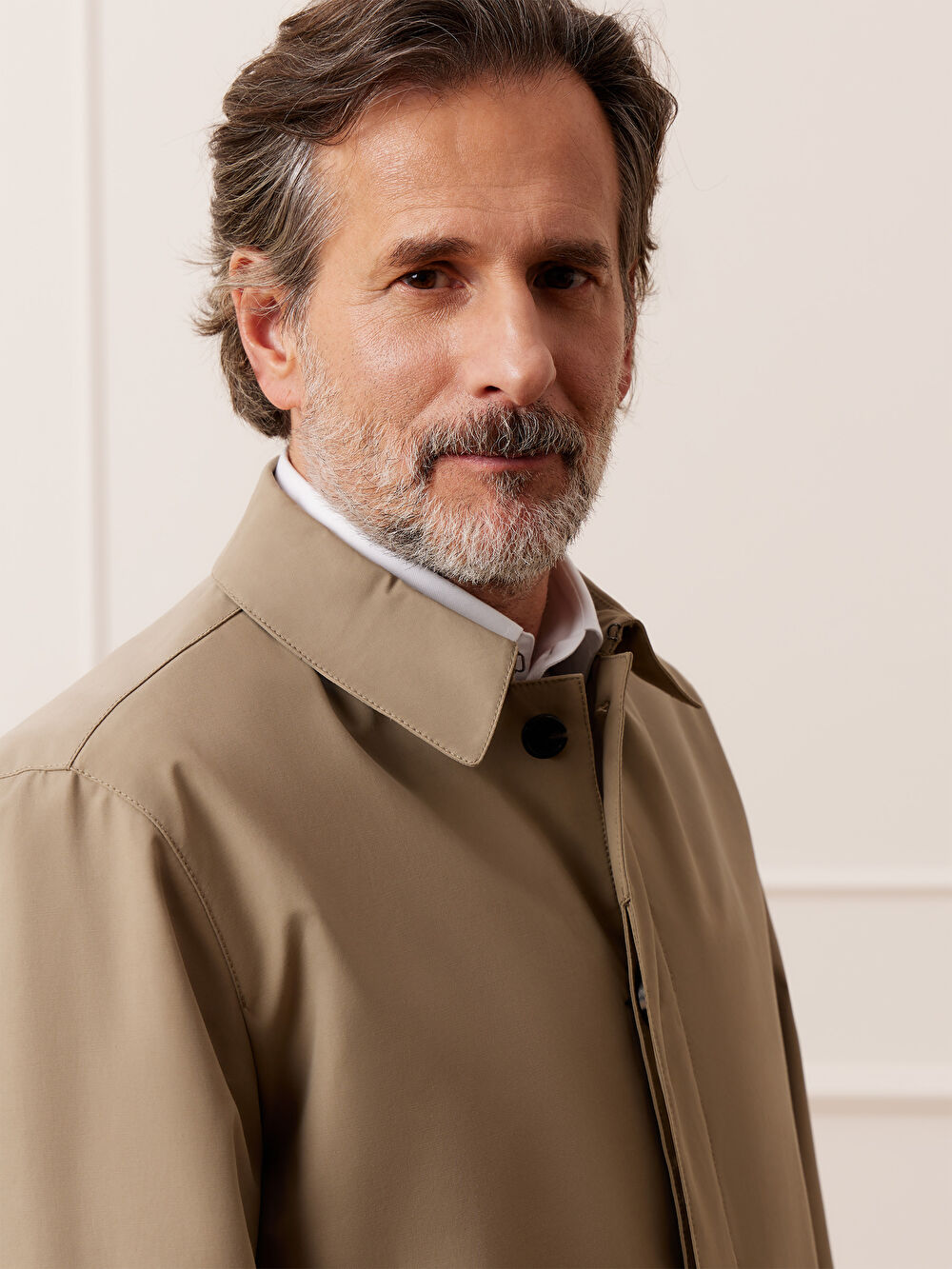 BEŻOWY PŁASZCZ GALWAY - 6