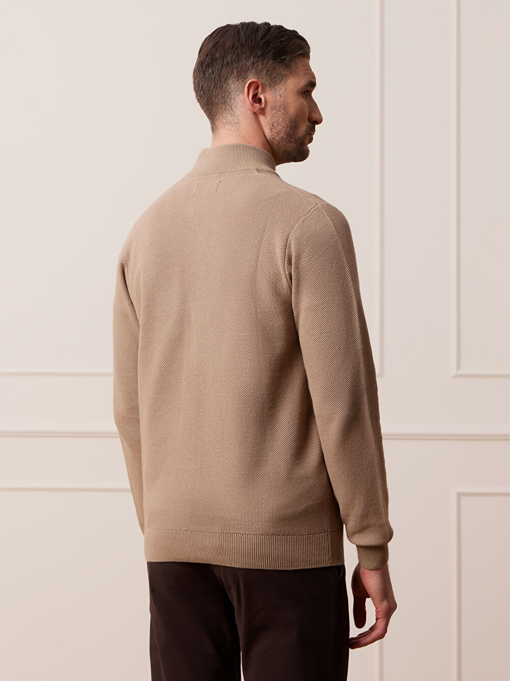 BEŻOWY SWETER WELNEY - 7