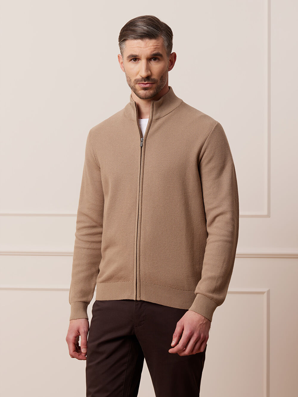 BEŻOWY SWETER WELNEY - 4