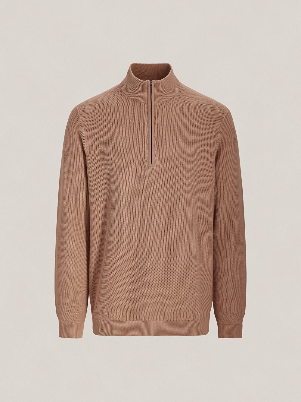 BEŻOWY SWETER MOSTYN - 2