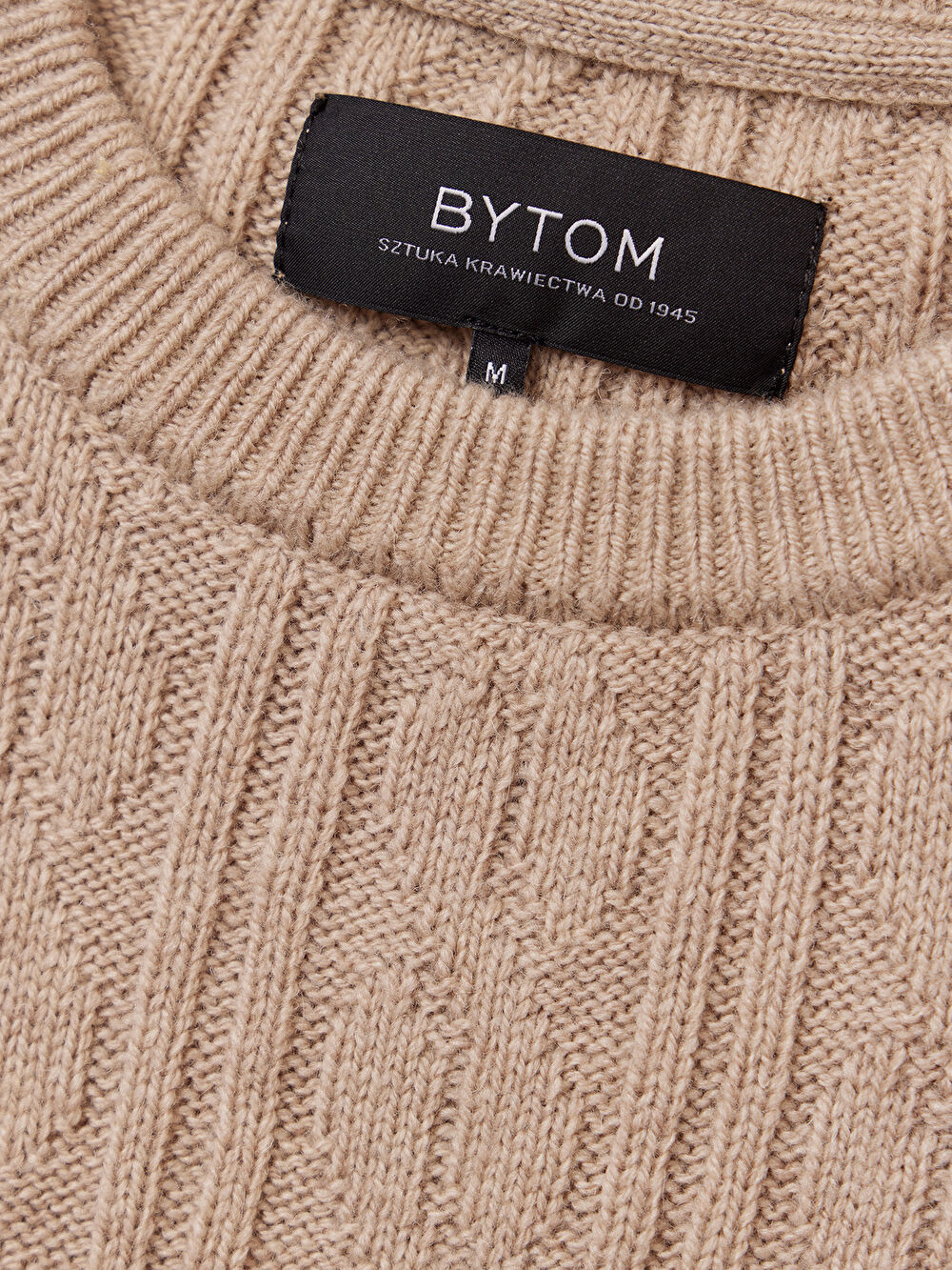 BEŻOWY SWETER MARCONI - 3
