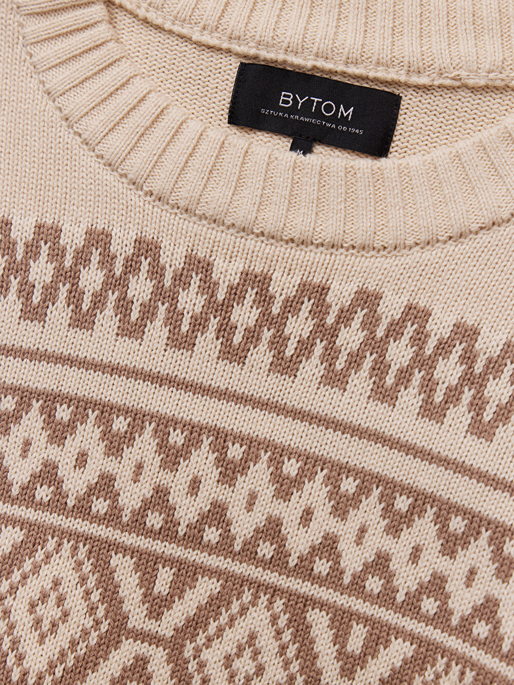 BEŻOWY SWETER GIENMORE - 2