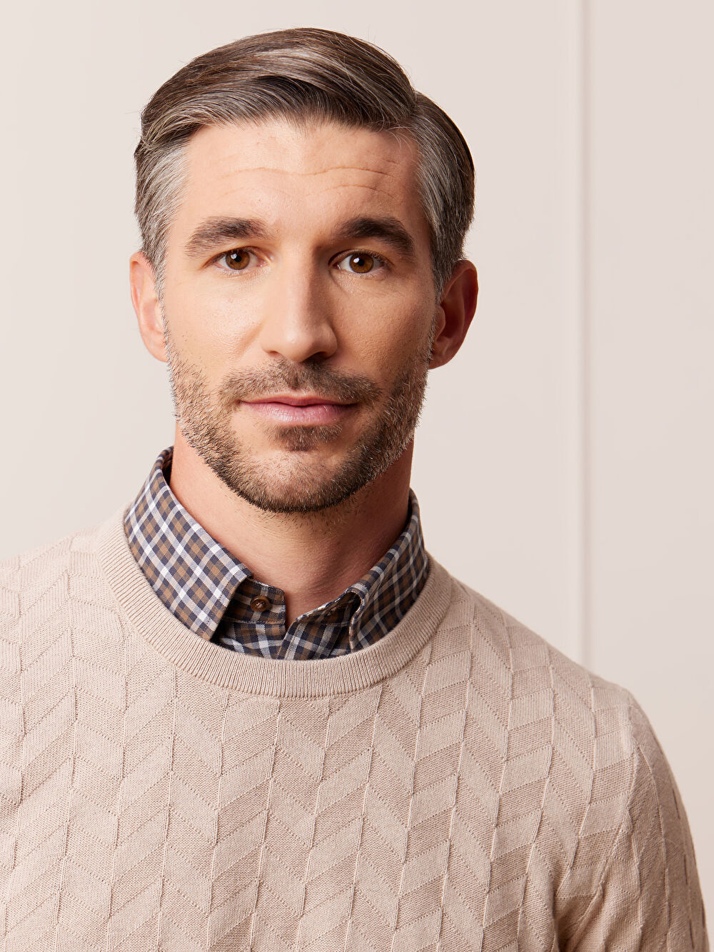 BEŻOWY SWETER JOSHUA - 3