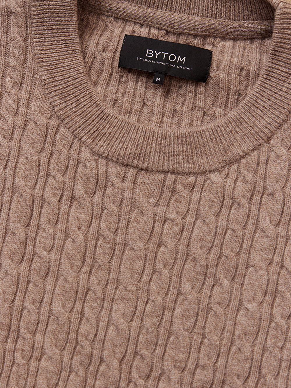 BEŻOWY SWETER JULIMES - 2