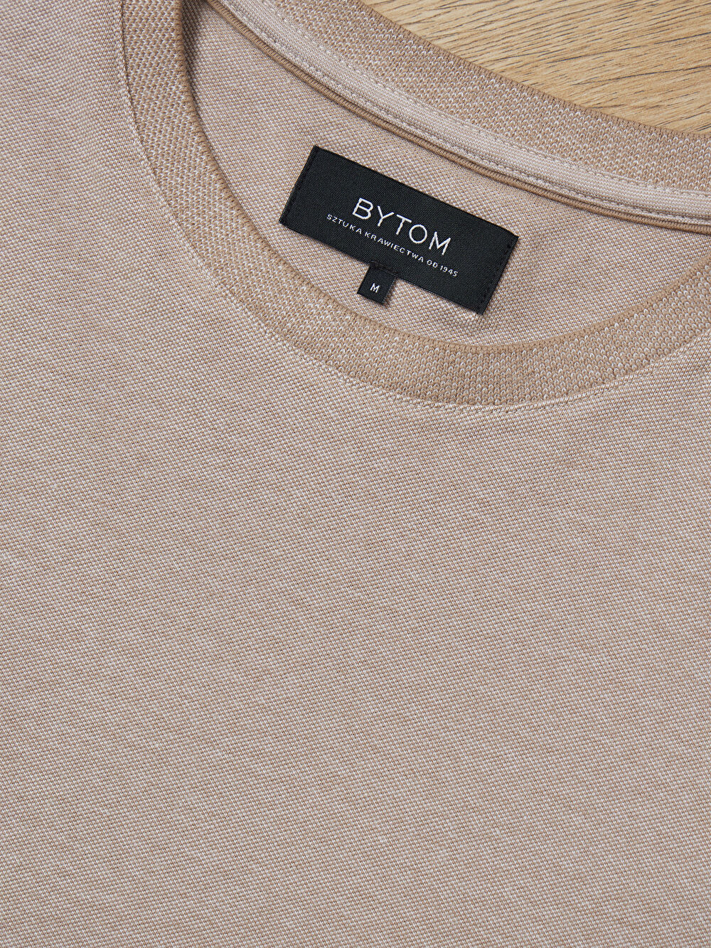 BEŻOWY T-SHIRT CAPERTON - 6