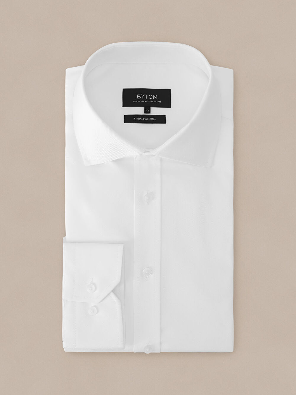 BIAŁA KOSZULA MONACO DŁUGI RĘKAW