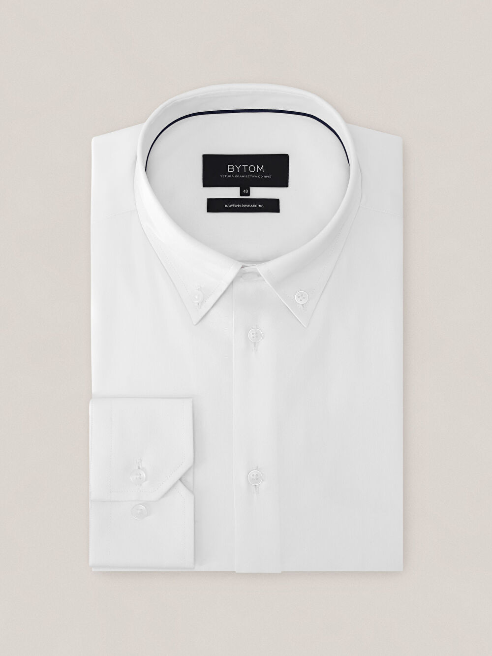 BIAŁA KOSZULA MALMO DŁUGI RĘKAW - 2