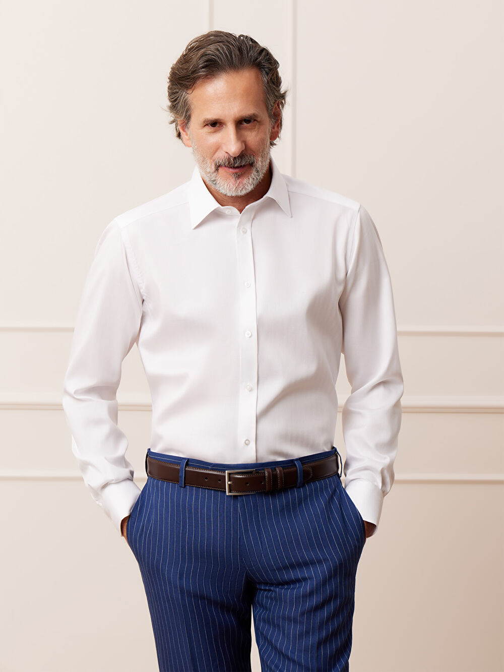 BIAŁA KOSZULA WINDSOR DŁUGI RĘKAW