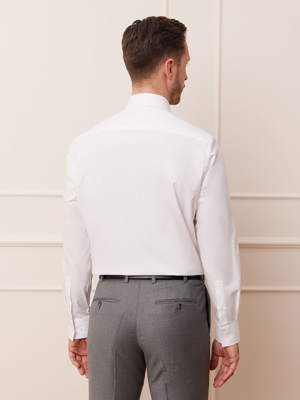 BIAŁA KOSZULA HAGA DŁUGI RĘKAW - 4