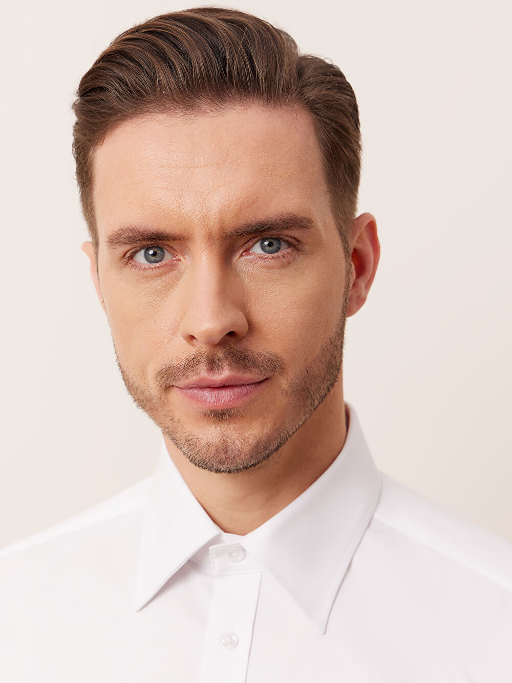 BIAŁA KOSZULA HAGA DŁUGI RĘKAW - 3