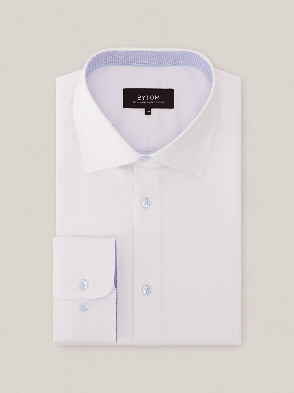 BIAŁA KOSZULA ROMA DŁUGI RĘKAW - 2